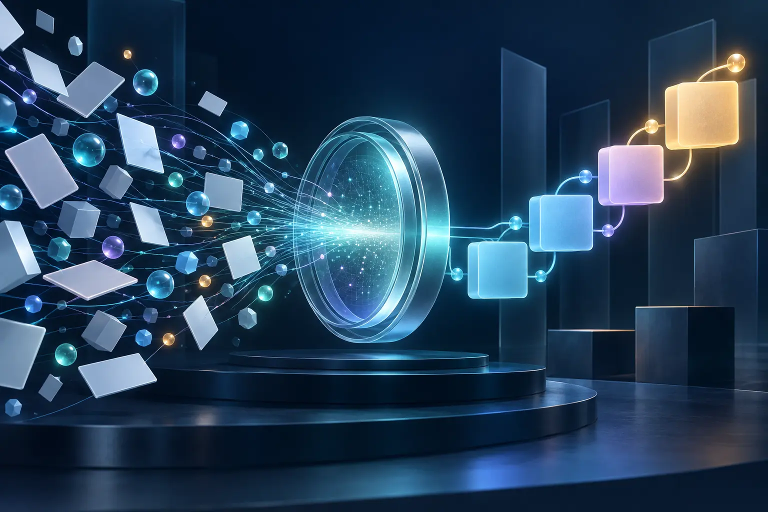 AI SEO visibility signals passing through an analytical lens