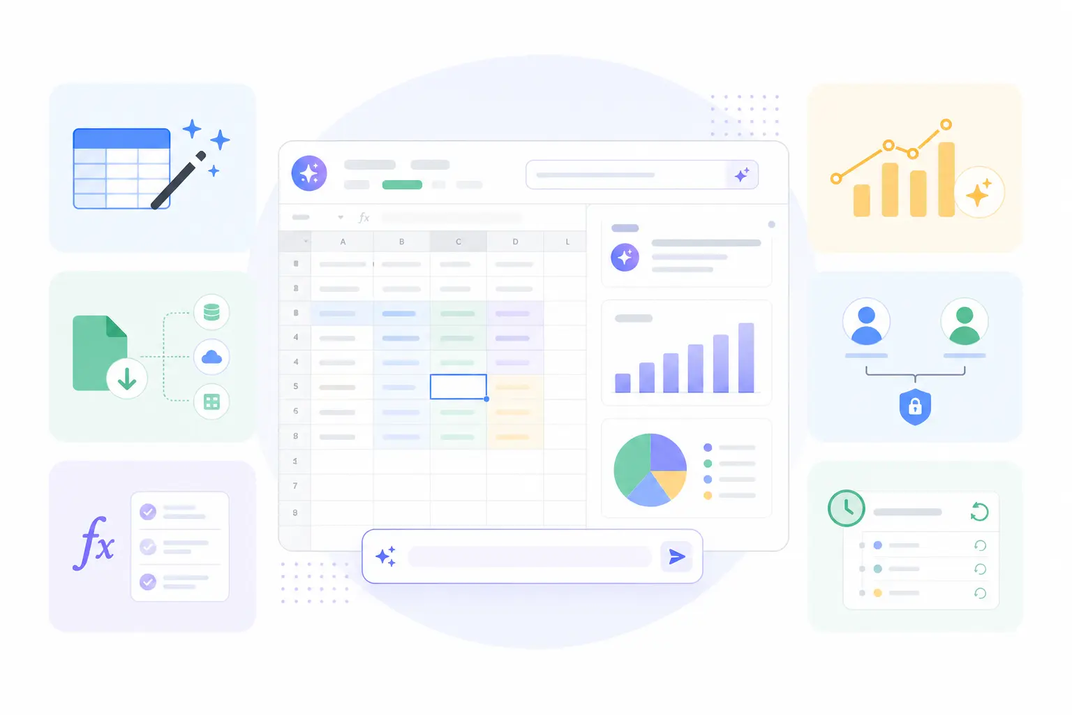 Key features — PopAi AI Sheets