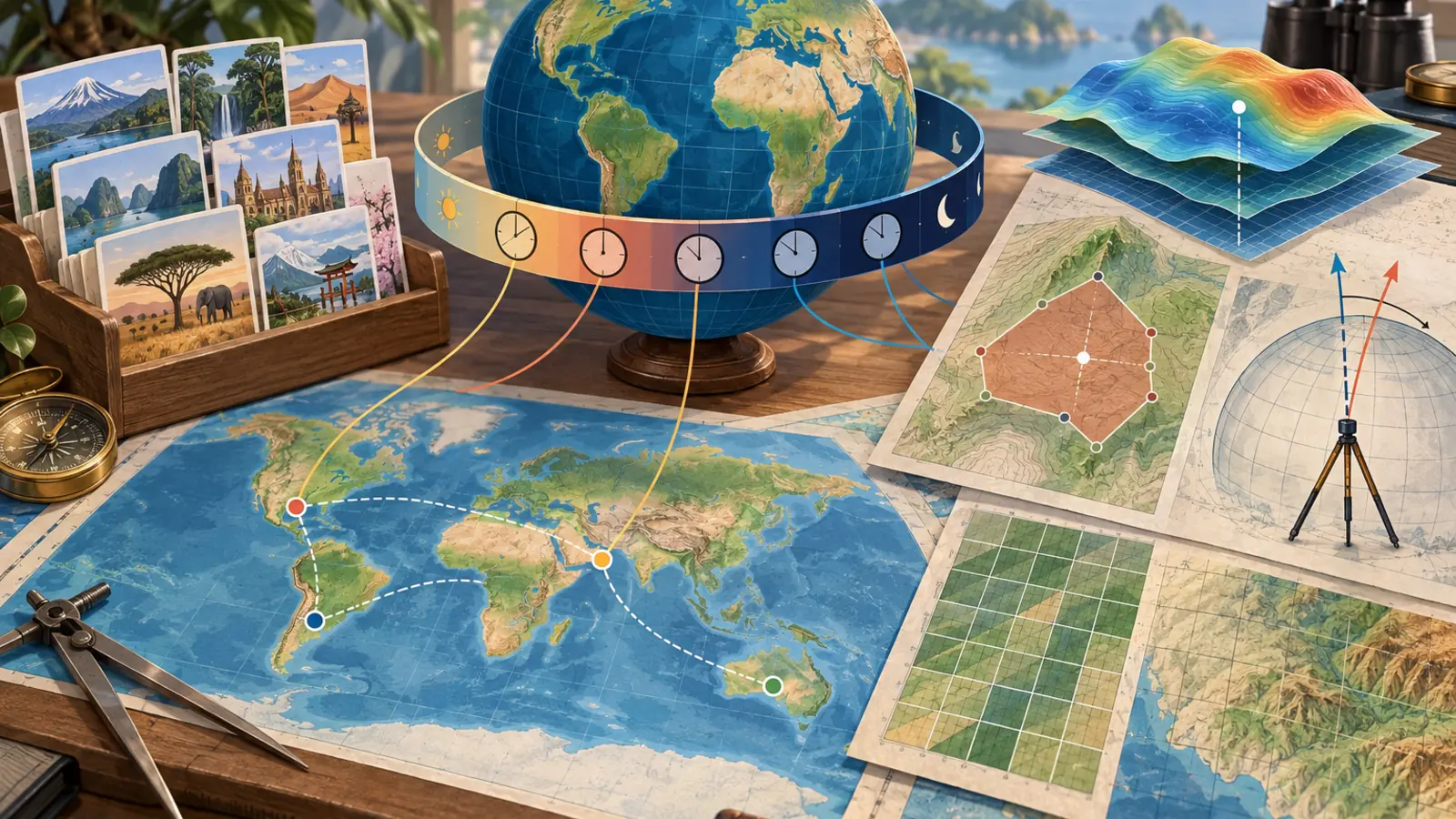 free geography tools online tools and calculators illustration
