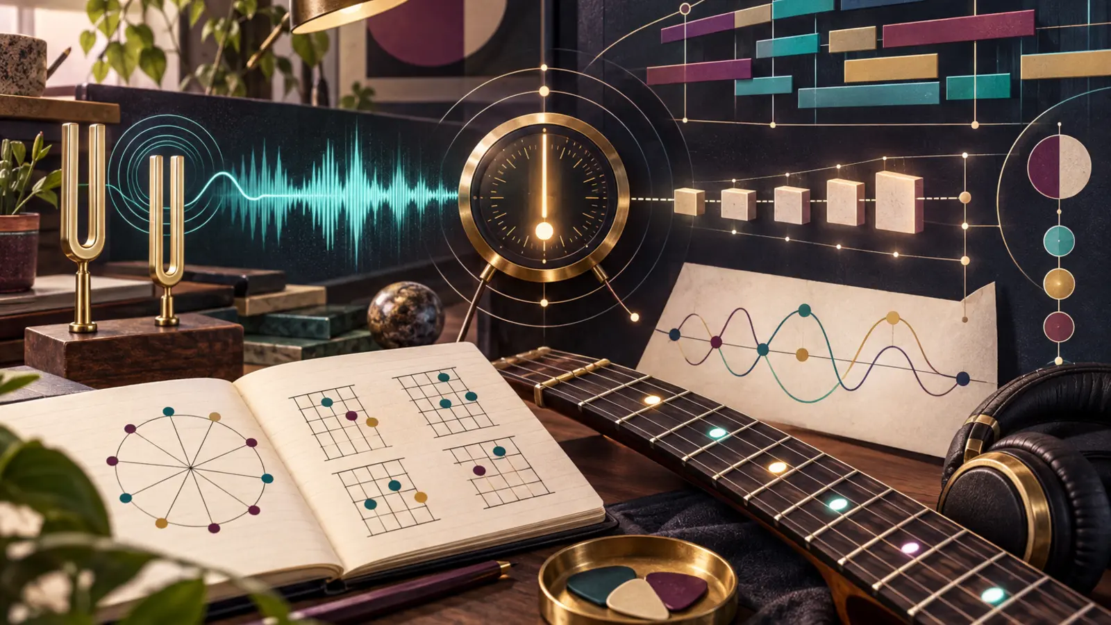 online music tools tools and calculators illustration