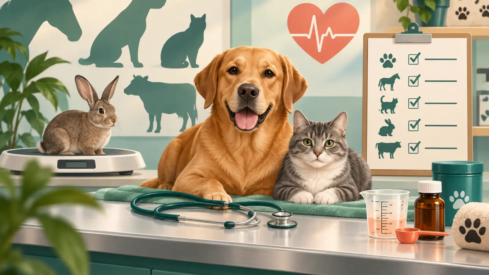 free veterinary tools online tools and calculators illustration
